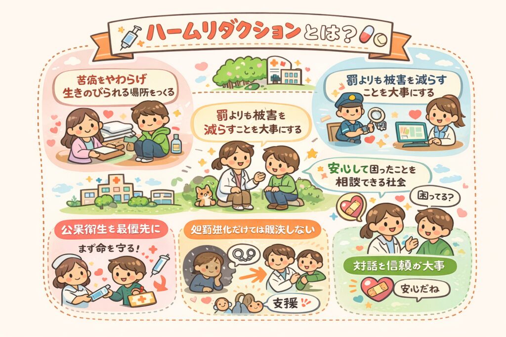 ハームリダクションとは?依存症支援の新アプローチに関する画像
