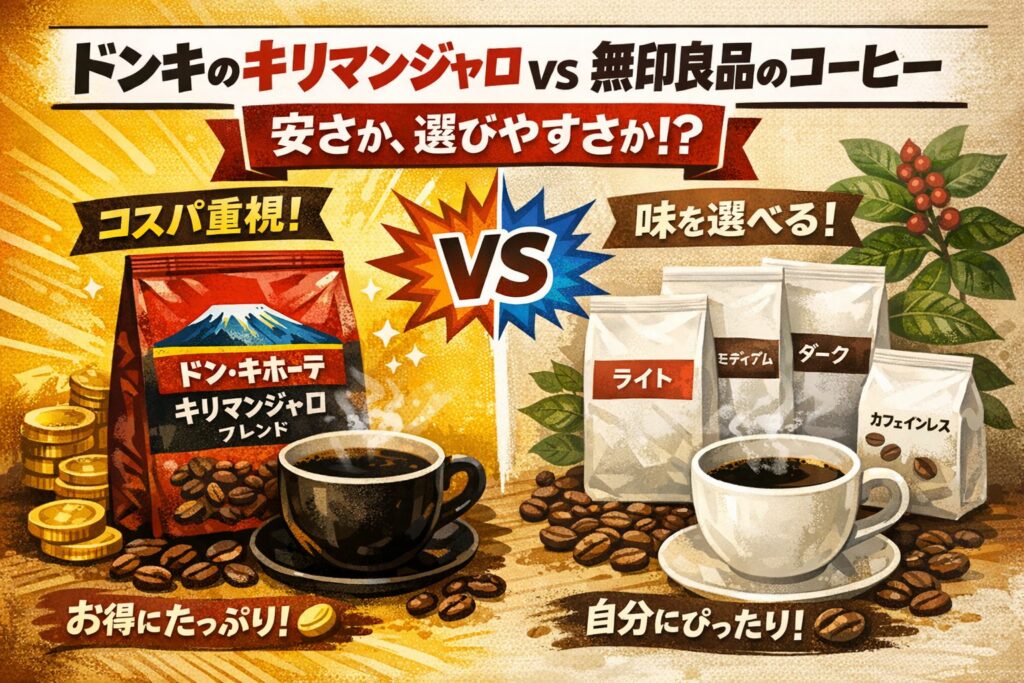 無印コーヒーが向く人の解説図