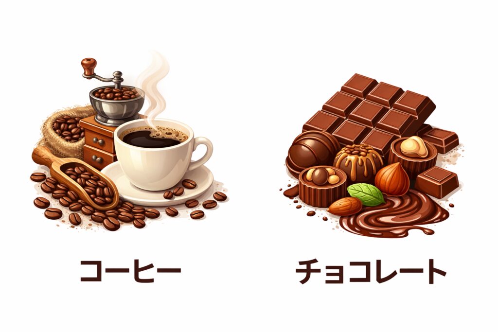 コーヒーとチョコレート産業の比較