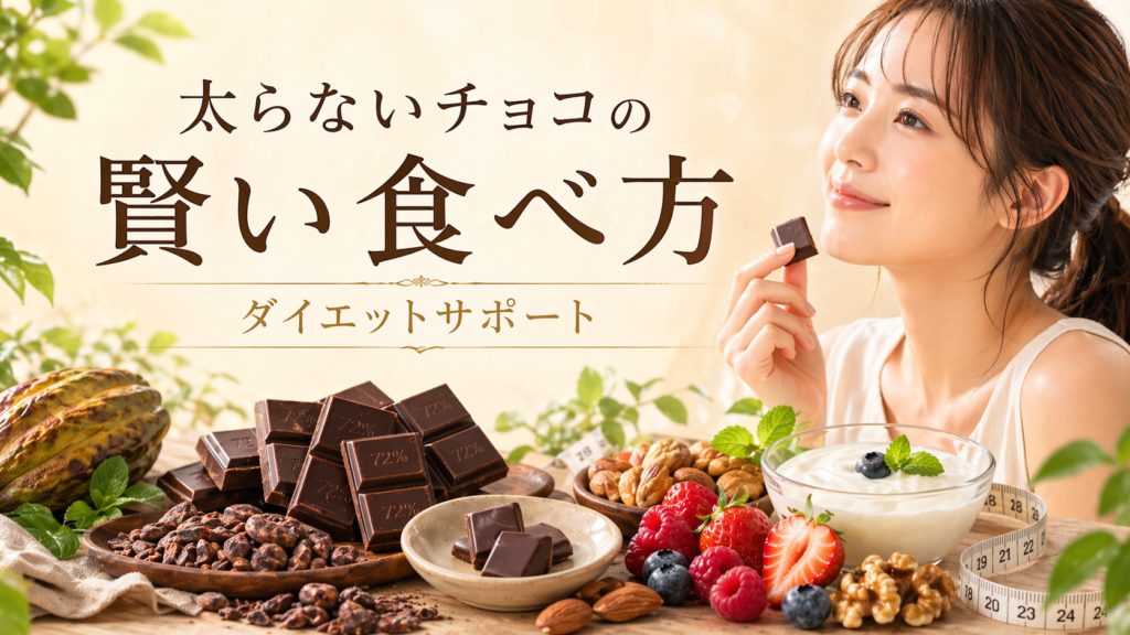 チョコ 太らない食べ方【後編】賢い摂取術を解説
