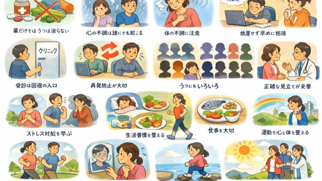 うつ 薬に頼らない回復法｜認知行動療法とセルフケア