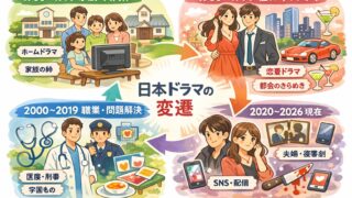 日本ドラマの変化 視聴率推移とジャンル傾向を分析