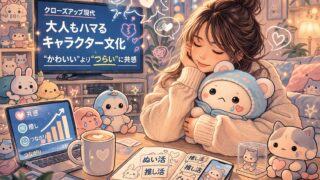 大人がキャラクターにハマる理由｜心理的メカニズム