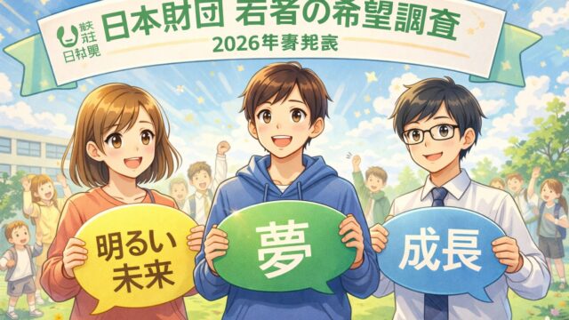 若者の意識 日本の今｜18歳意識調査から見えるもの