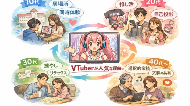 VTuber なぜ人気？市場規模と視聴心理を解説