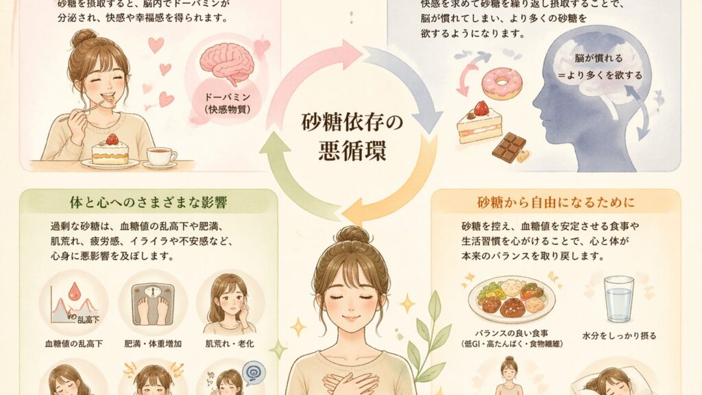 砂糖の依存性 やめられない理由と対策を解説