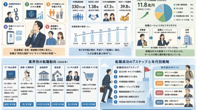 転職がしやすくなった理由 2025年 転職市場の変化