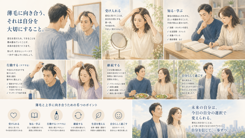 薄毛の原因と対策 男女別|AGAと生活習慣の改善方法