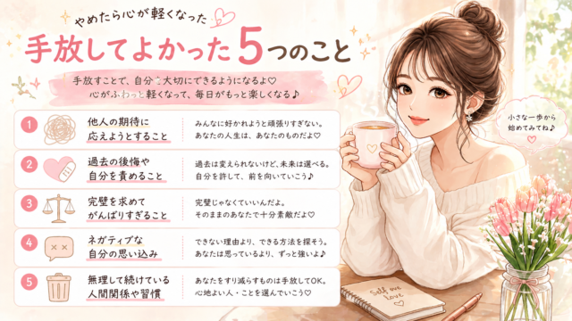 5月病 女性の回復4本柱