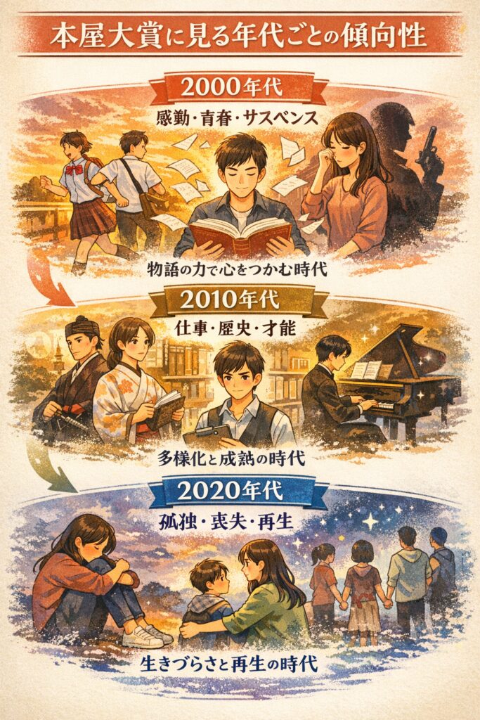 💡 本屋大賞が「発見」した著者たちの解説図